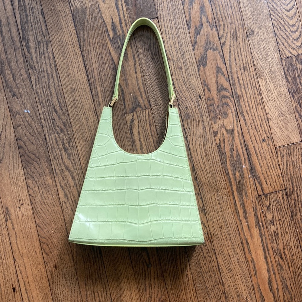 Green Vegan Leather Mini Bag
